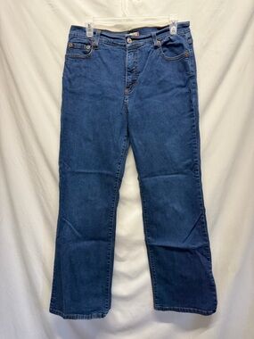 Levi's 512 Perfectly Slimming Bootcut Dark Blue Jeans 14PM